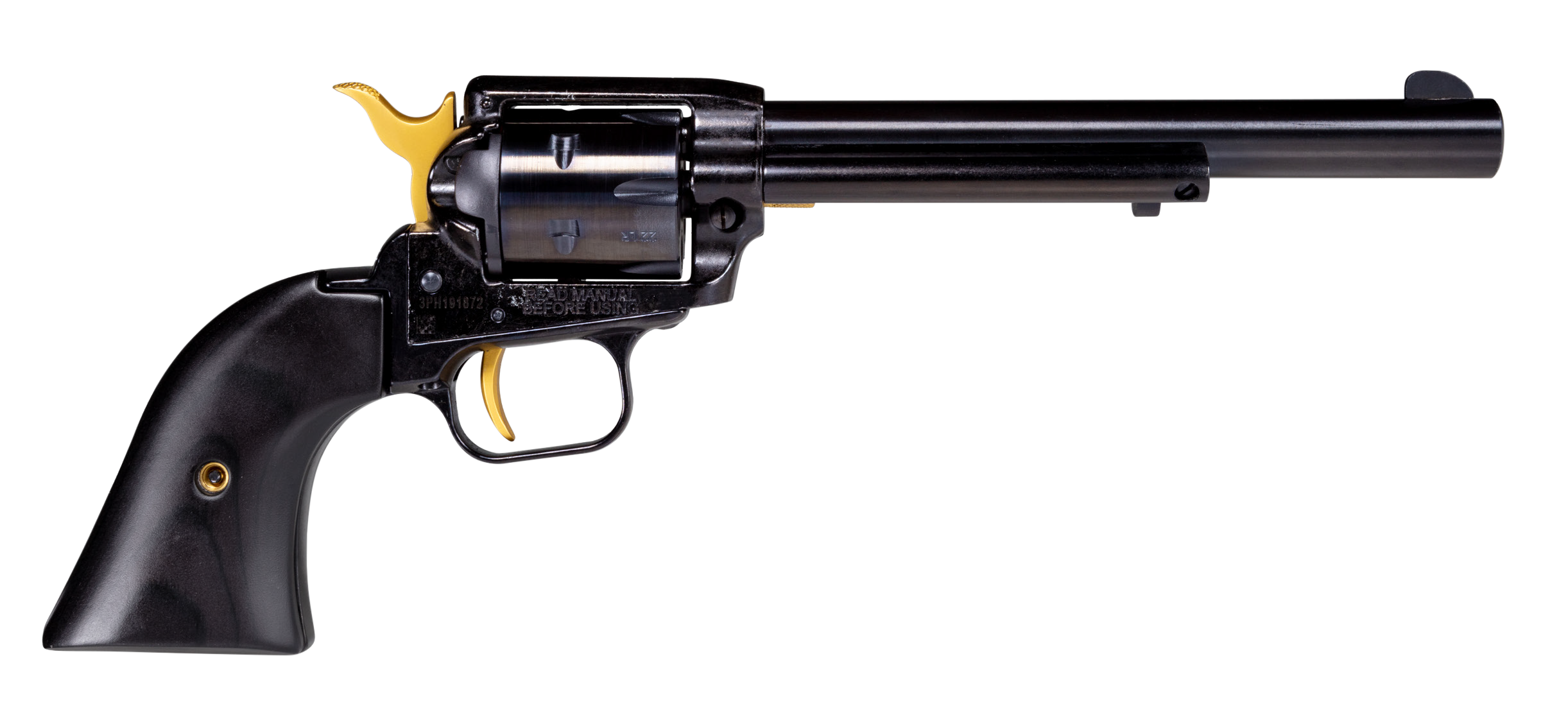 727962707074 Heritage Mfg Rough Rider, Her Rr22b6-gld     Rough R    22lr 6.5  6r Blk/gld