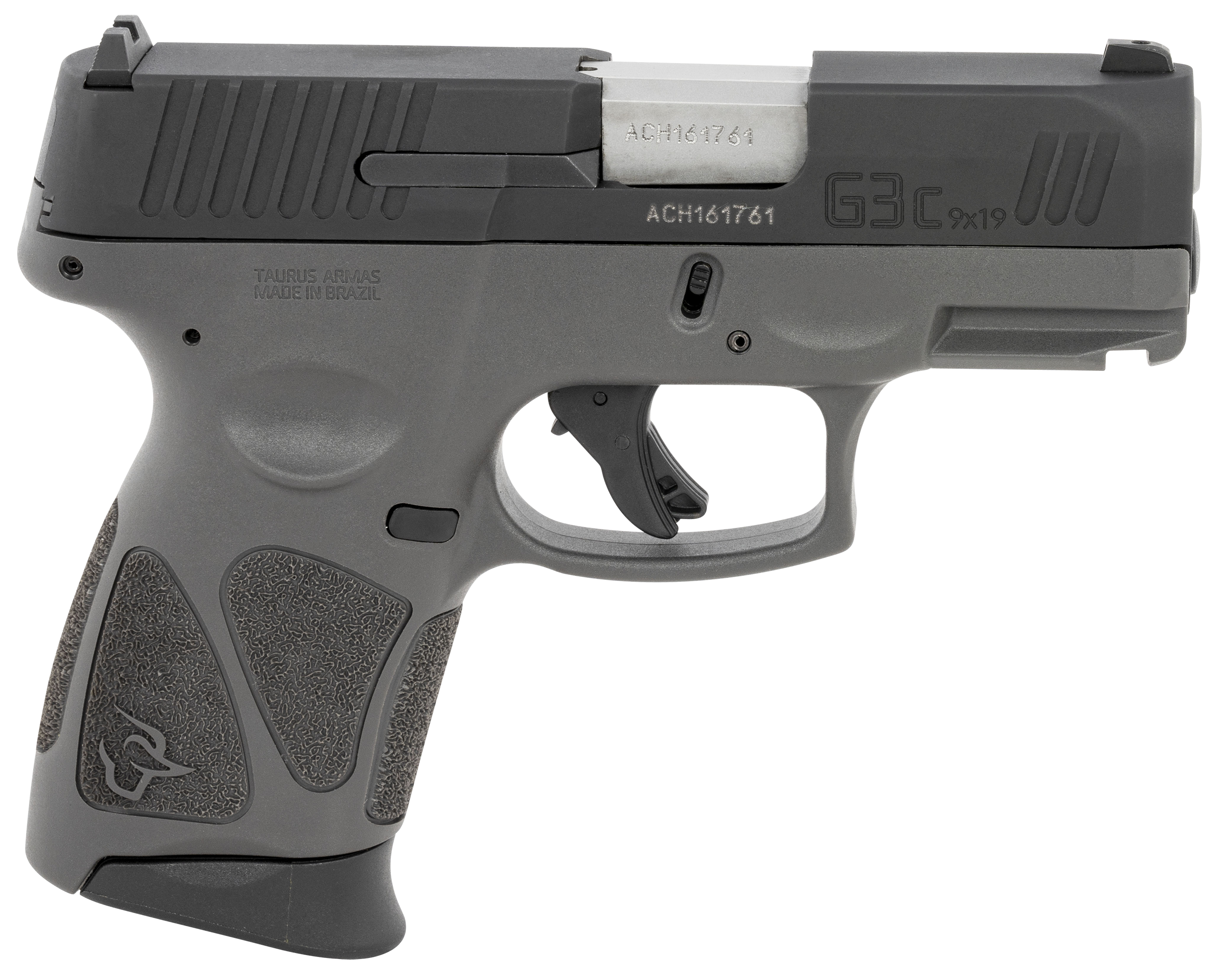 725327619284 Taurus G3c, Tau 1-g3c931g        G3c  9mm   3.26 3x12   Gry/bk