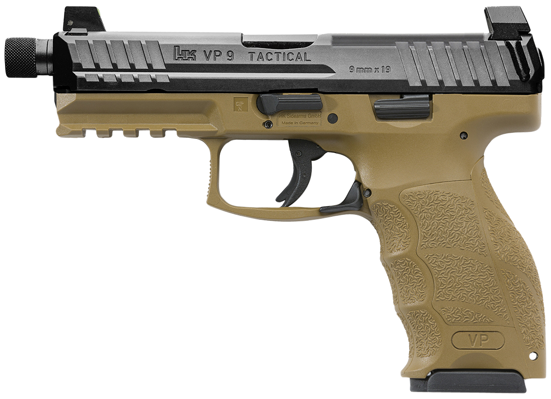 Hk Vp9, Hk 81000774 Vp9 Tact       Fde  W/ 3-17rd Mags Ns