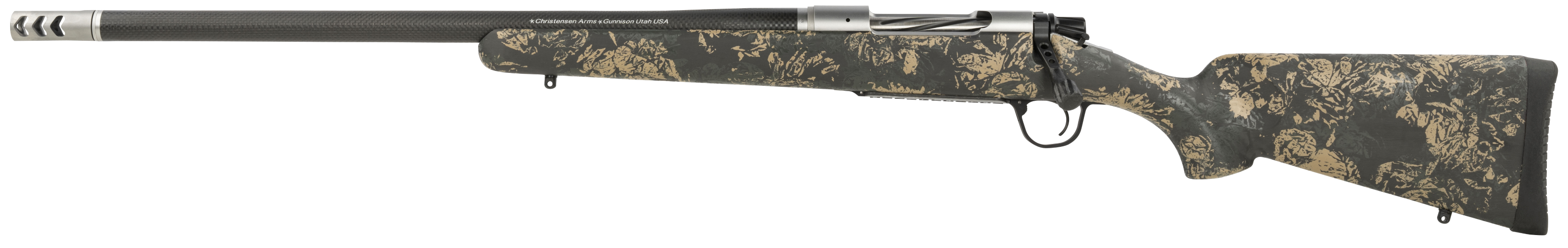 696528091332 Christensen Arms Ridgeline, Chris 8010617500 Rdgl Fft L 7mm08 20 4r Gn/bk/tan