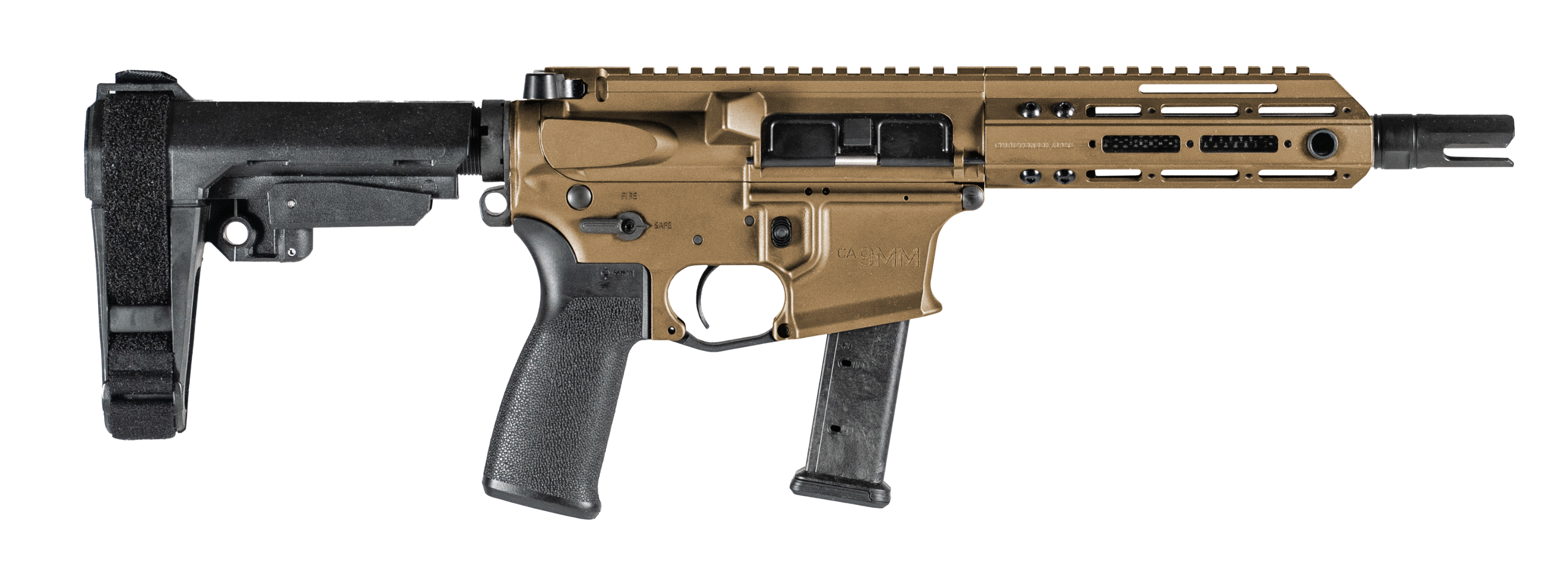 Christensen Arms Ca9mm, Chris 801-11006-01   Ca9mm  9mm  Sba3    Brnz  7.5