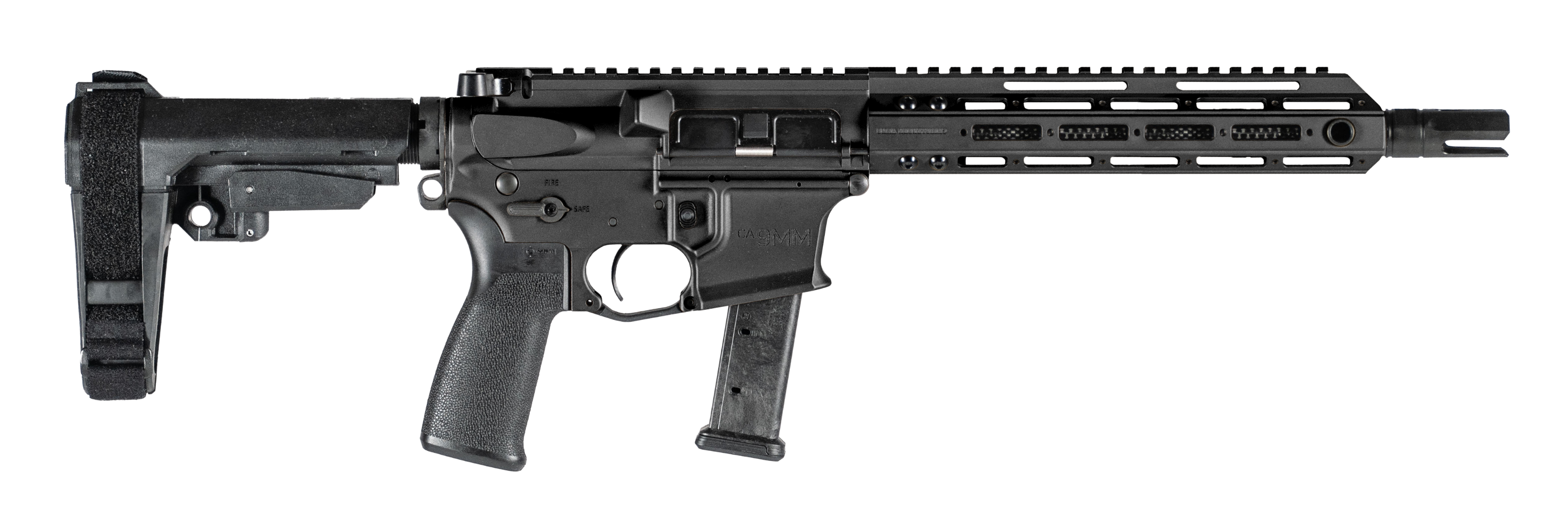 Christensen Arms Ca9mm, Chris 801-11007-00   Ca9mm  9mm  Sba3    Blk  10.5