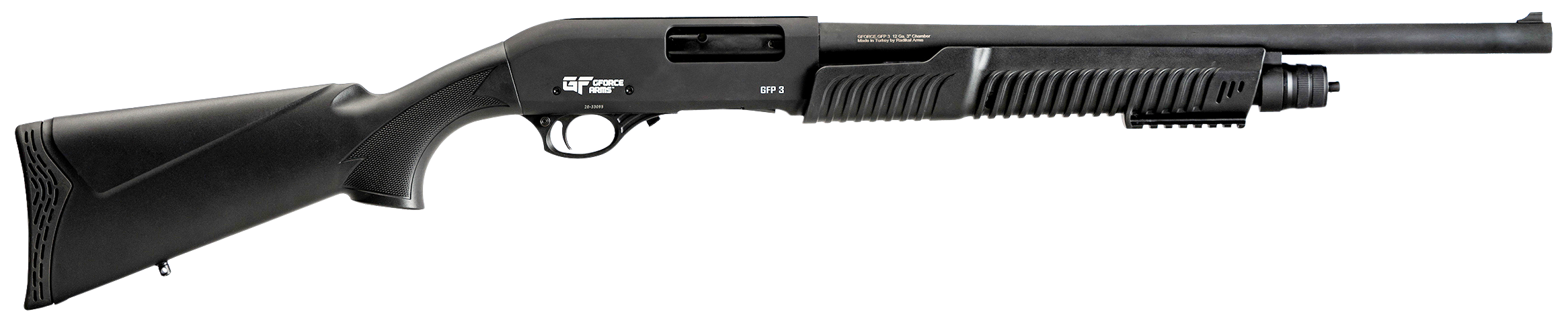 643477862902 Gforce Arms Gf3p, Gforce Gf3p2020 20ga 20in 4+1 Pump Blk Syn
