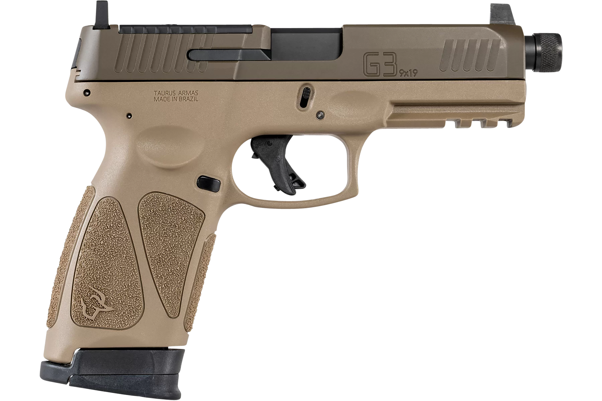 725327936800 Taurus G3, Tau 1-g3p941tac10    G3  Toro 9mm 3.26 2x10 Brn/bk