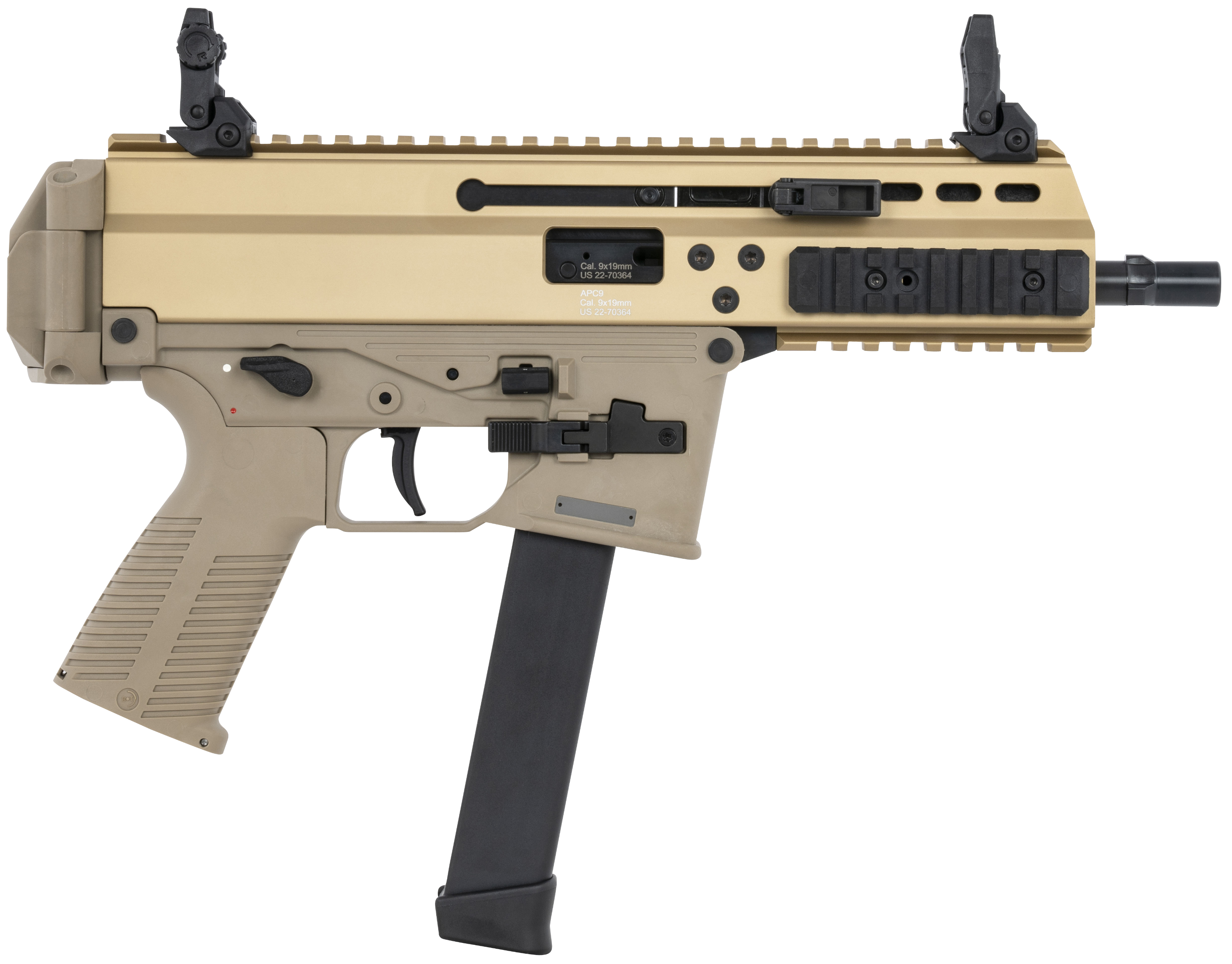 840225705546 B&t Firearms Apc9 Pro, Bt 36039-g-ct Glck Lwr 9mm 6.8 33r Ct