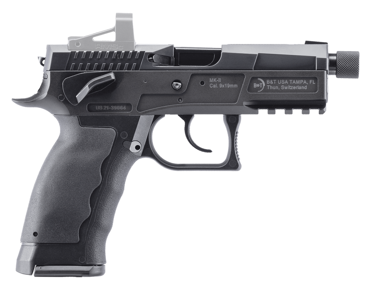 840225706741 B&t Firearms Mkii, Bt 510001            Mkii Sa     9x19  4.3 17r Blk