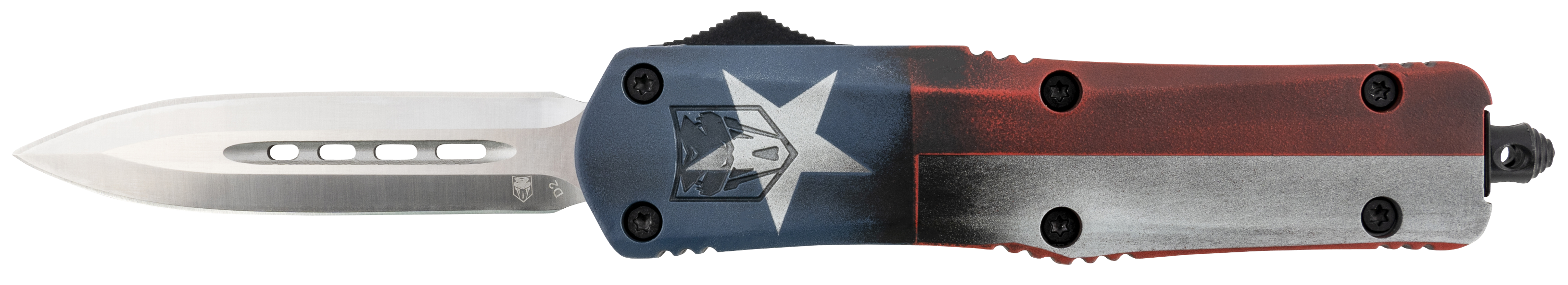 Cobra Tec Knives Llc Fs3, Mctxfs3dagns Med Drop Texas Flag Swords