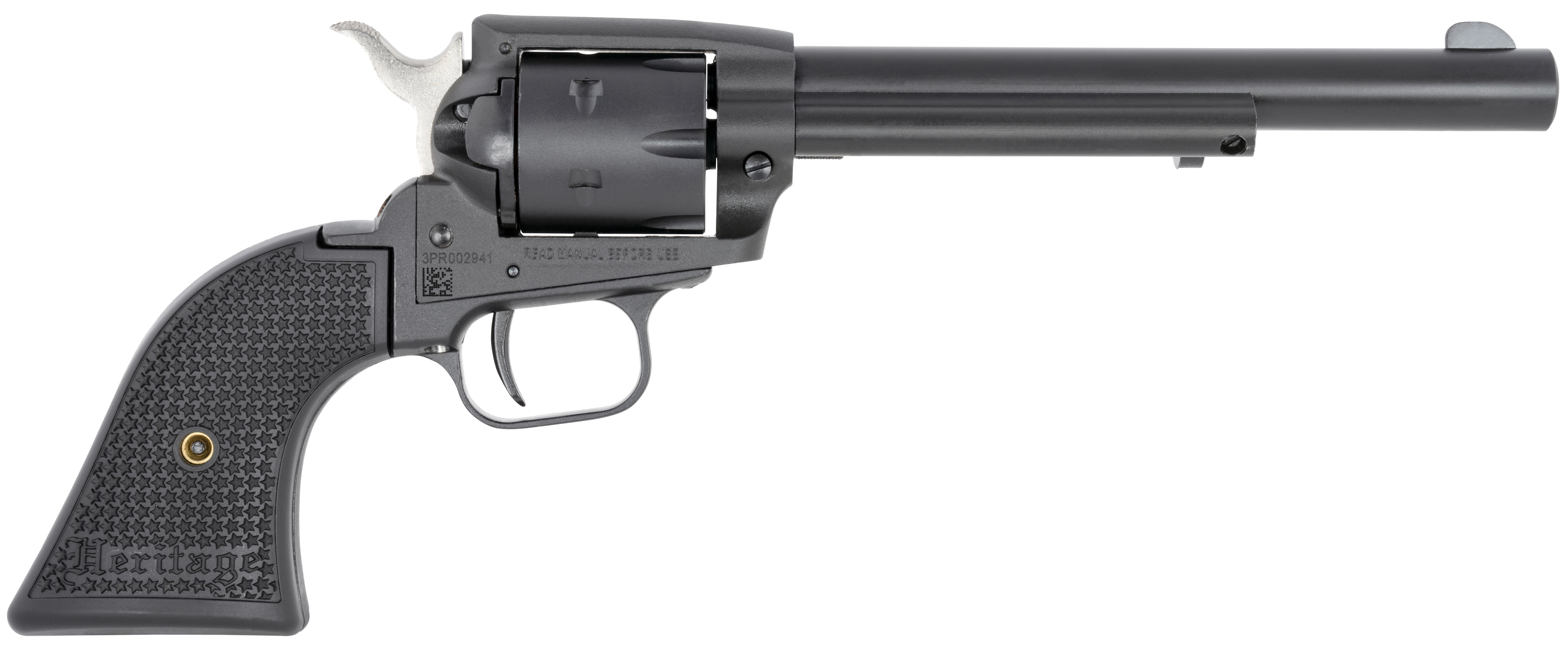 727962708262 Heritage Mfg Rough Rider, Her Srr22mbs6pg    Rr Stl   22/22m 6.5  6r Bk/satn