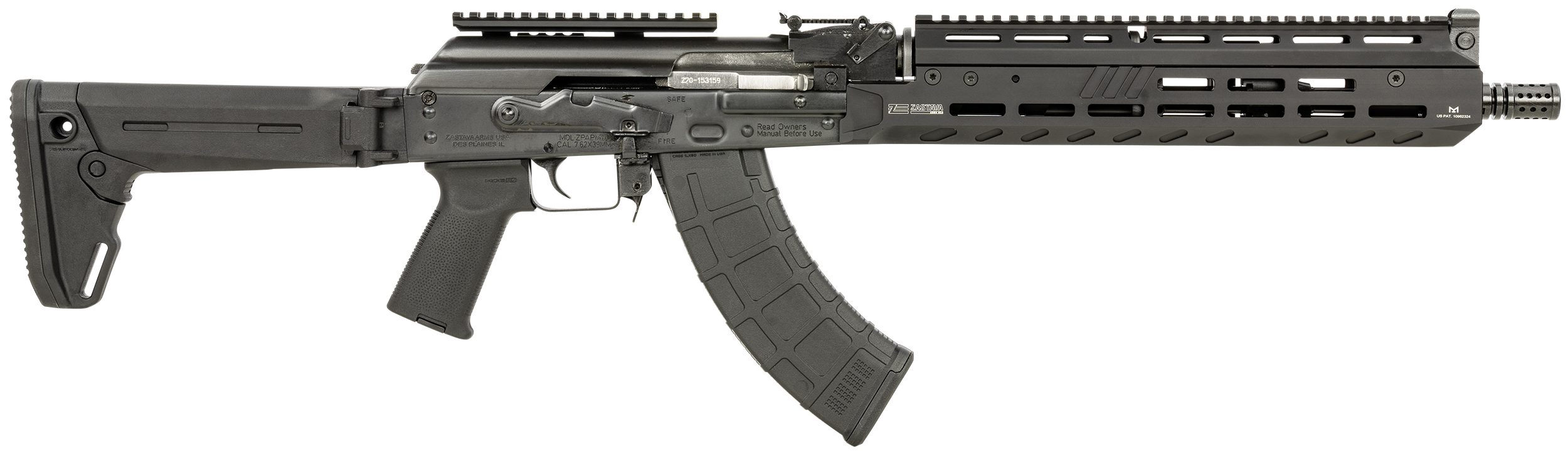 Zastava Arms Usa Zpapm70, Zastava Zr7762xr   Zpapm70 762 Rfl Fld Stock   Blk