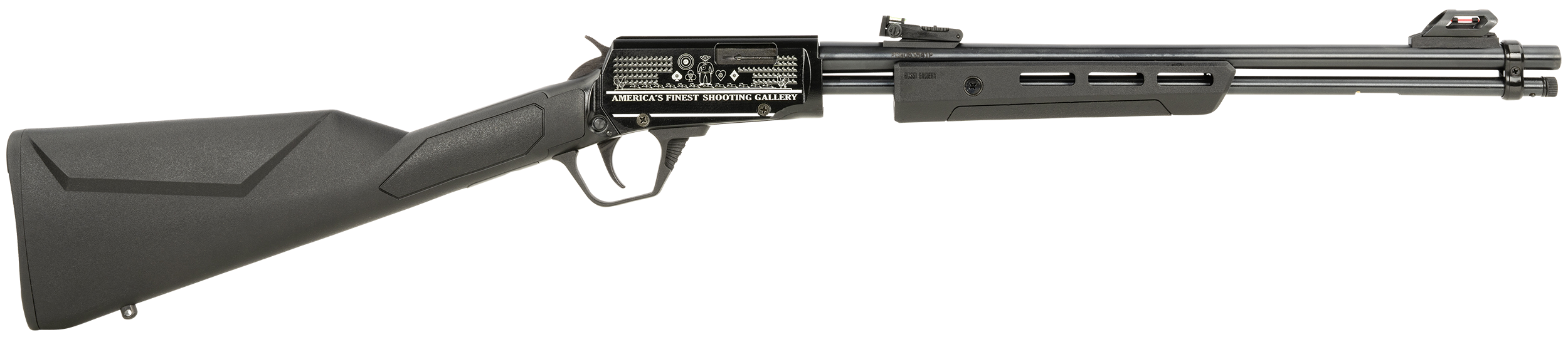 Rossi Gallery, Rossi Rp22181syen07 Gallery Engr 22lr 18 15r Blk