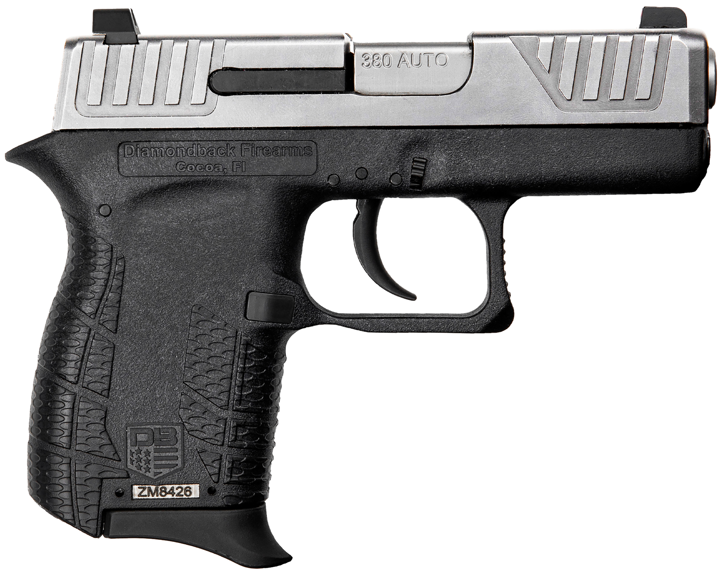 810035753341 Diamondback Db380, Dia Db0100e022  380 G4        2.8 6r       Blk/nkl