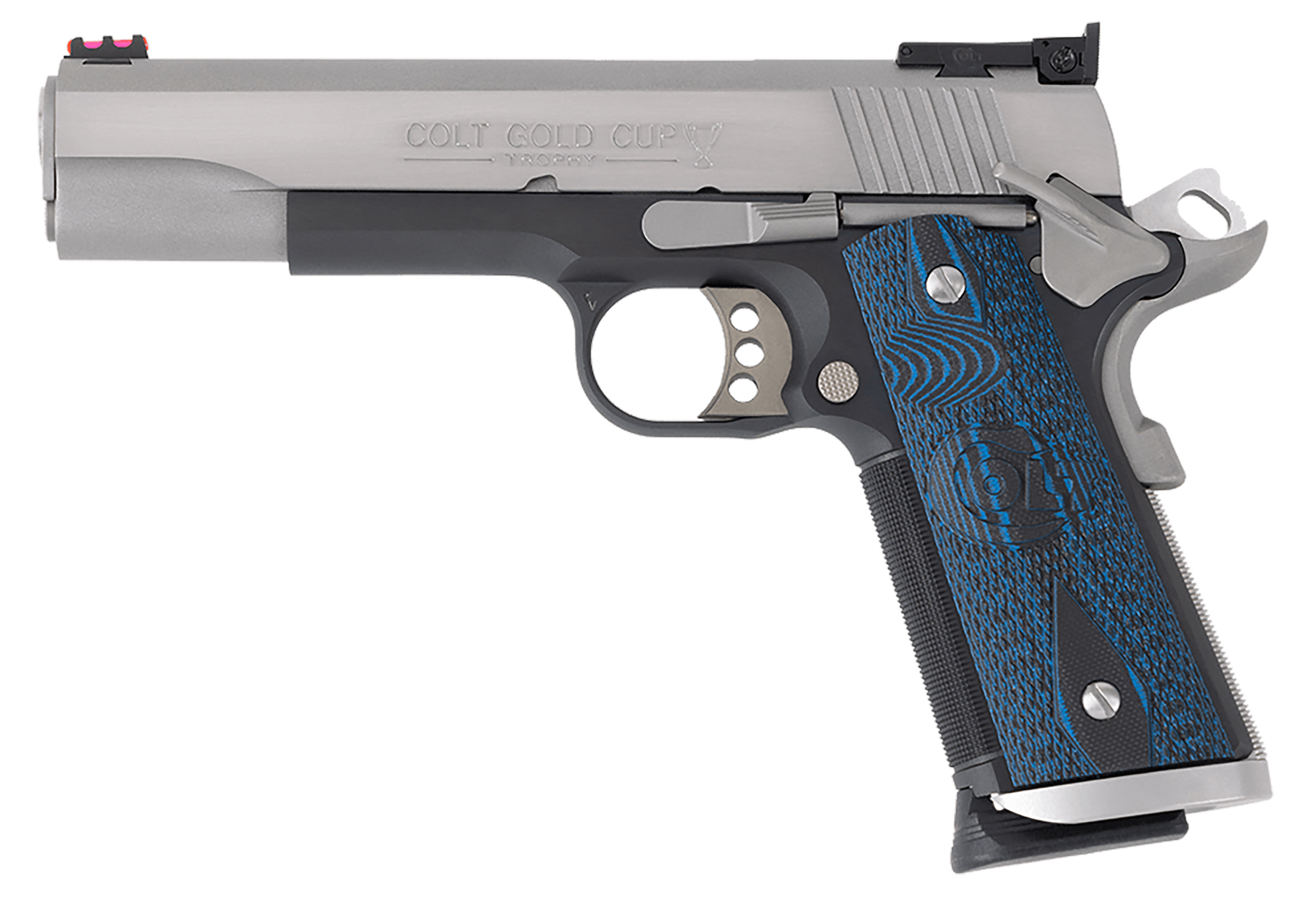 Colt Mfg Gold Cup, Colt O5970xe-tt Gold Cup Trphy 45acp 5 Bl/ss