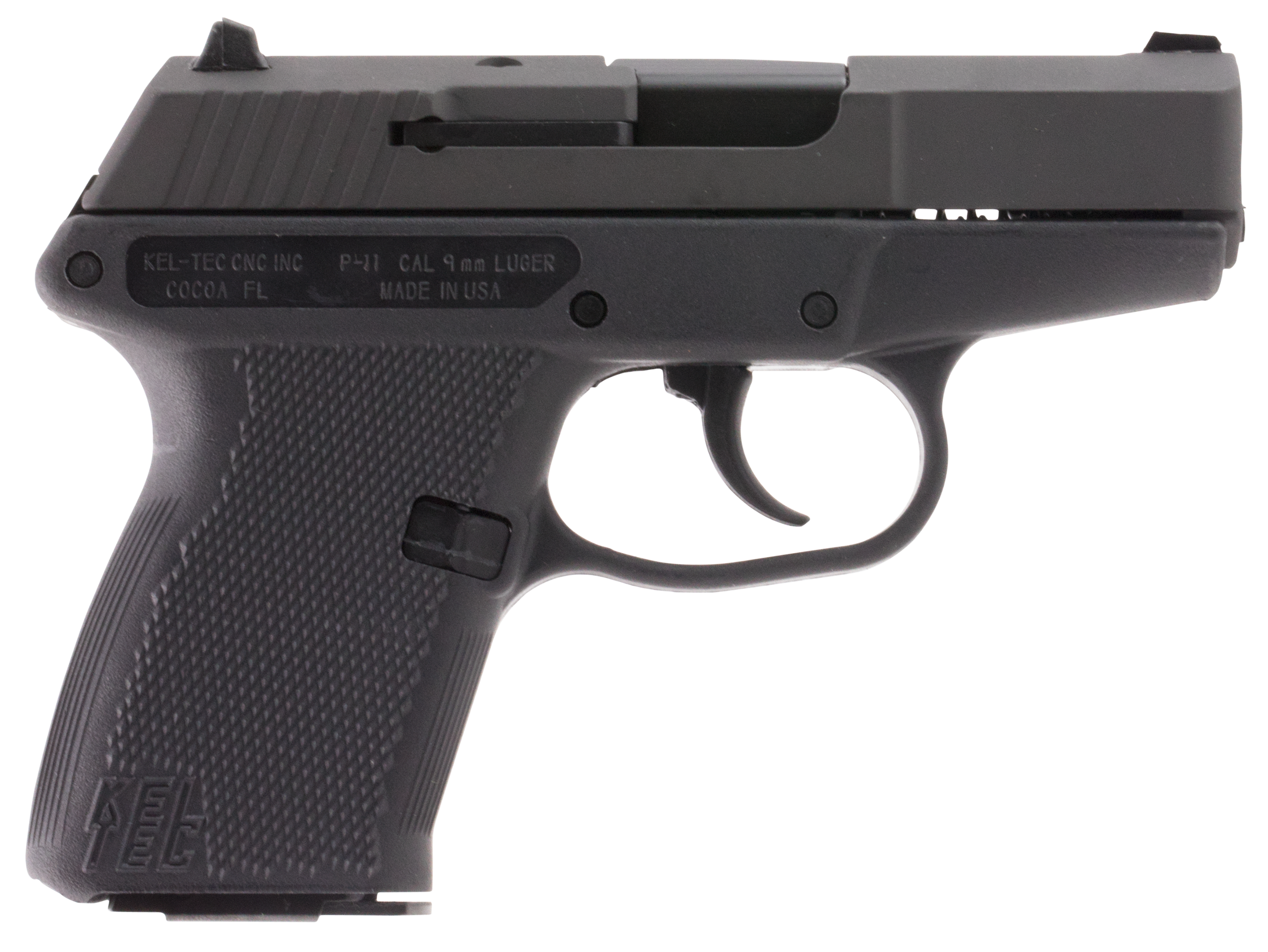 Kel-tec P-11, Kel P11pkblk   9mm   Park           10rd