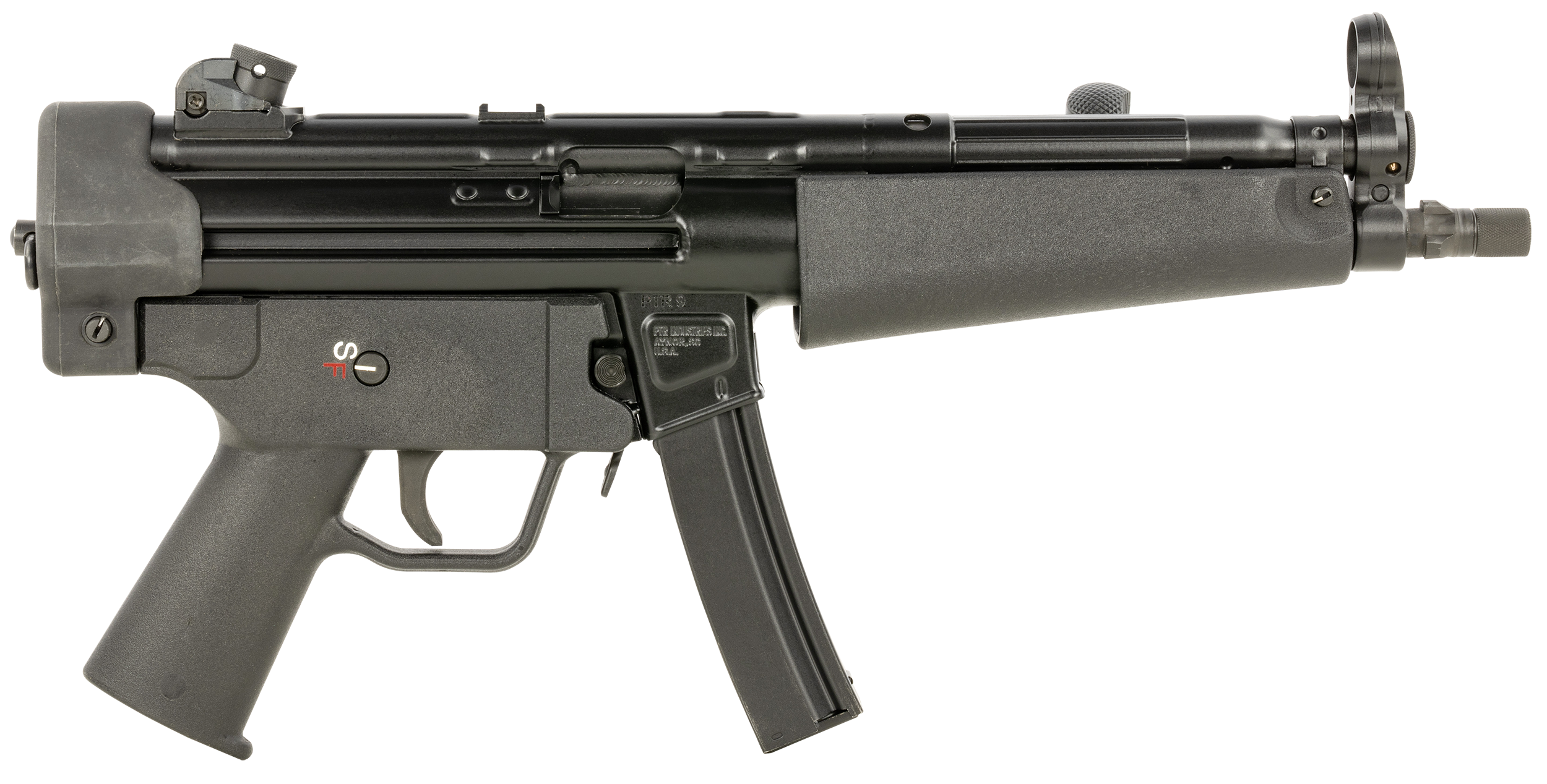 Ptr 9ct, Ptr 604 Pdw-10004 9ct 9mm 8in Pstl 3lug Bbl 1/2x28