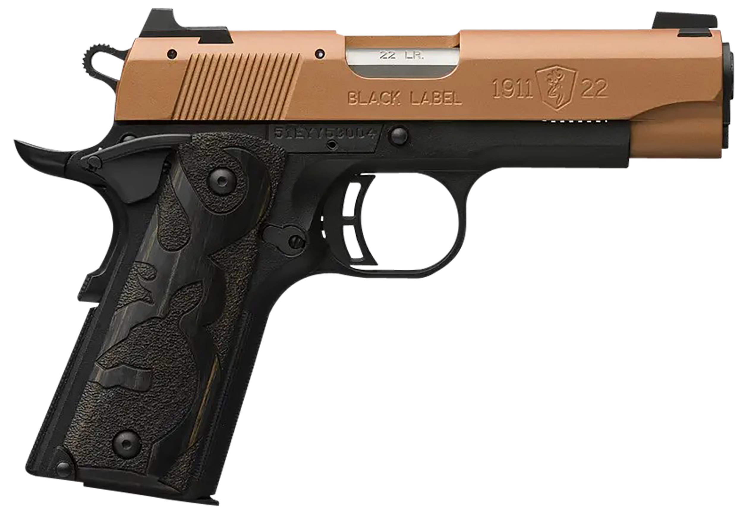 023614857617 Browning 1911-22, Brn 051896490 1911-22 Cmp 22 3.63 10r Cpbl