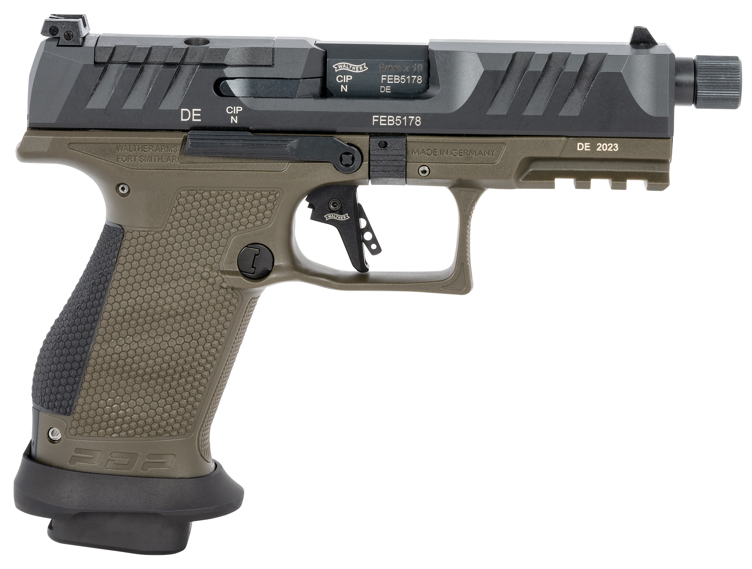 Walther Arms Pdp, Wal 2877511 Pdp 9mm 4.6 Comp Or Pro      Odg  18rd