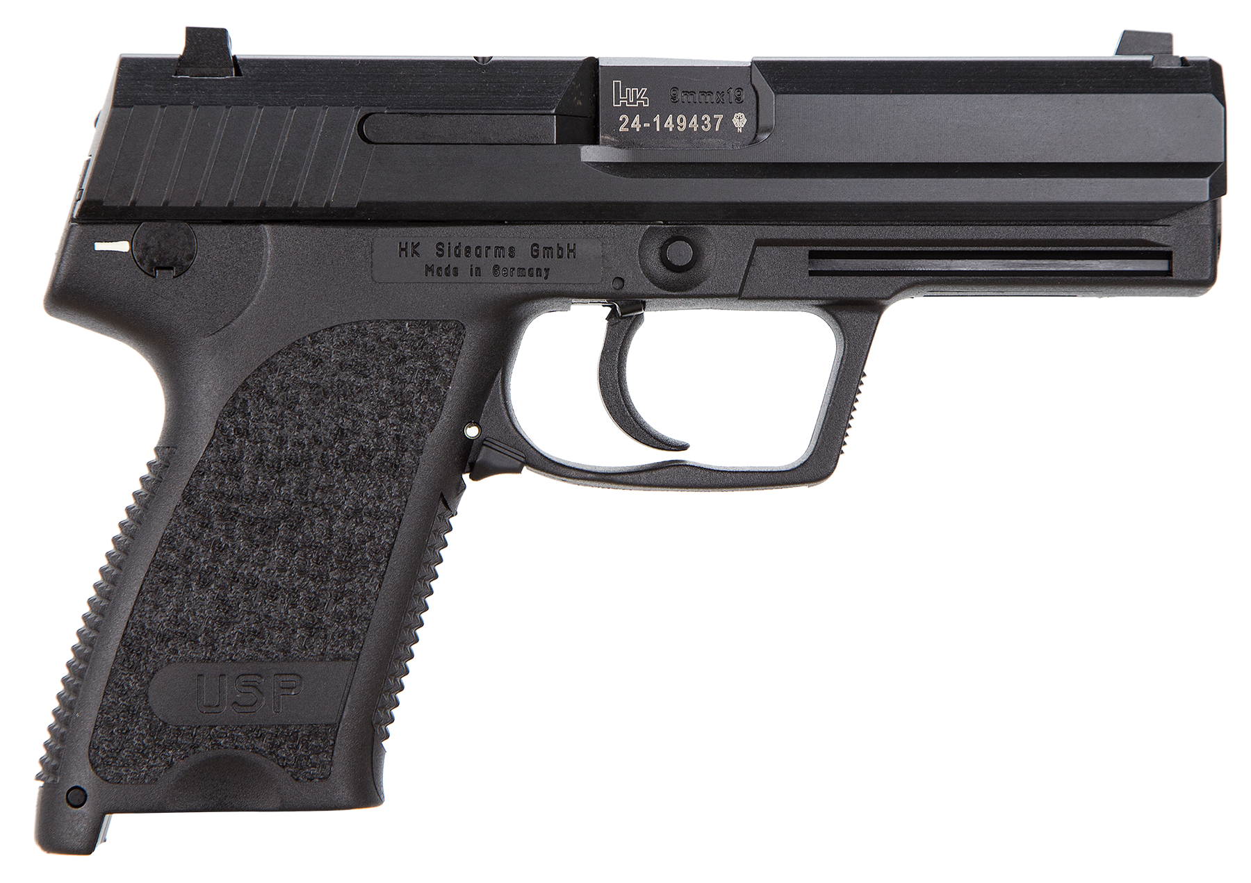 642230261495 Hk Usp, Hk 81000307 Usp9 V1 9mm (2)15r Da/sa 4.25