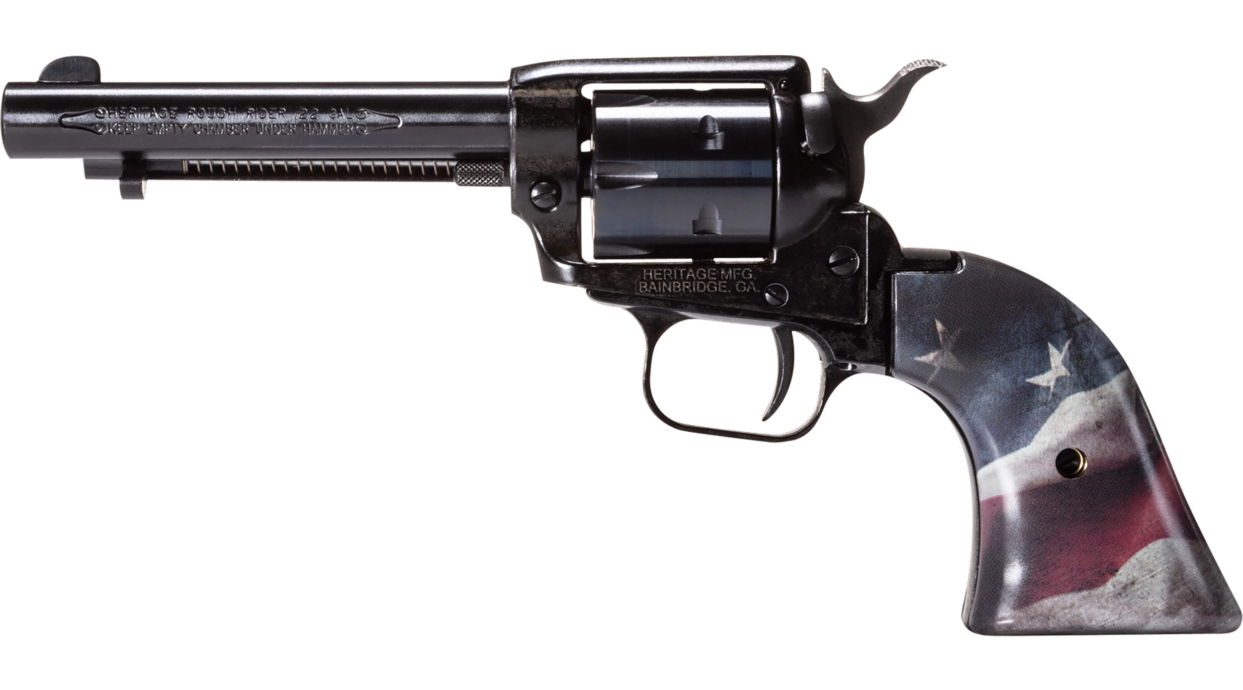 Heritage Mfg Rough Rider, Her Rr22b4us02     Rough R    22lr 4.75 6r  Usflg2