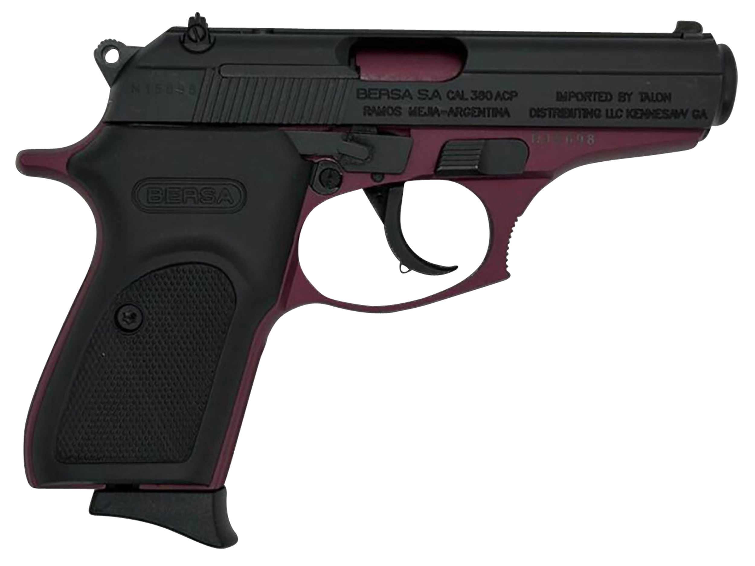 Bersa Thunder, Bersa T380bch8 Thunder 380 3.5 8r Blkchry