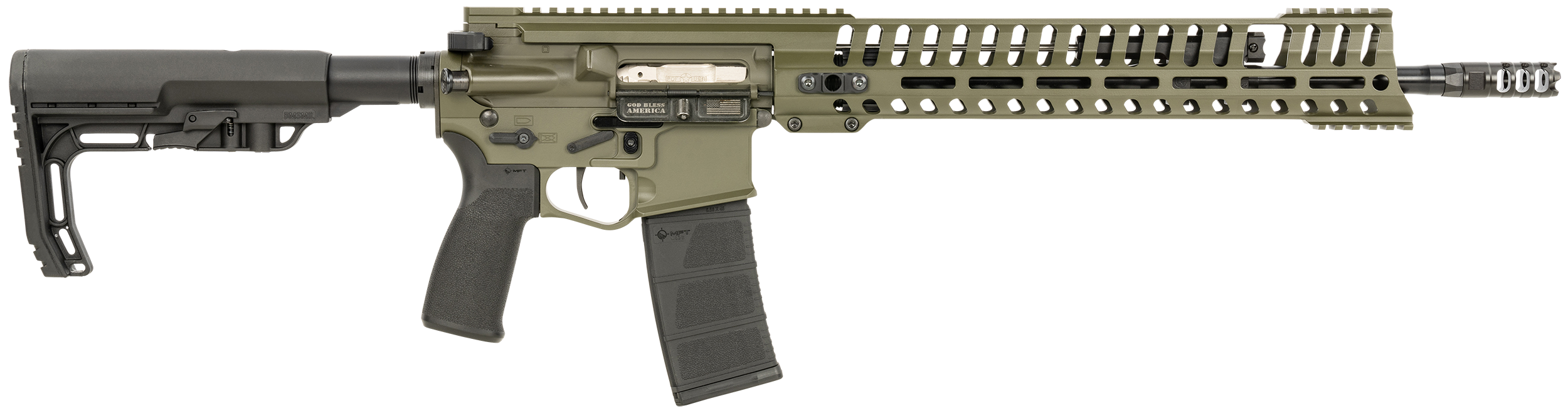 847313019448 Patriot Ordnance Factory P415, Pof 01944 P-415 Piston 16 14m Rail 5.56 Od