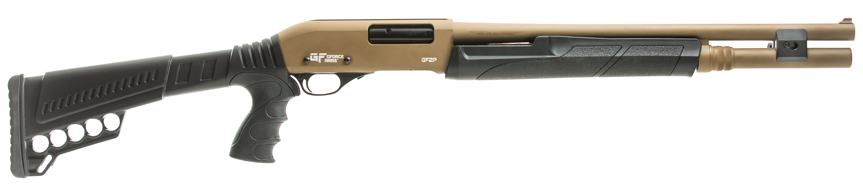 643477863640 Gforce Arms Gf2p, Gforce Gf2p12       12ga 20in Cb Pict Rail Fde 7+1