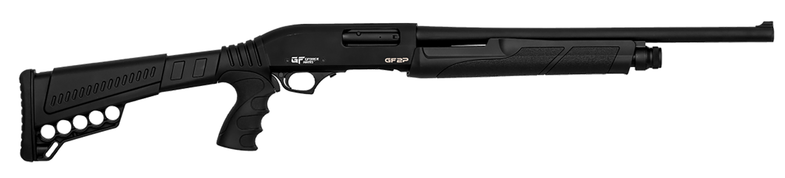 643477863664 Gforce Arms Gf2p, Gforce Gf2p12       12ga 20in Cb Pict Rail Gry 7+1