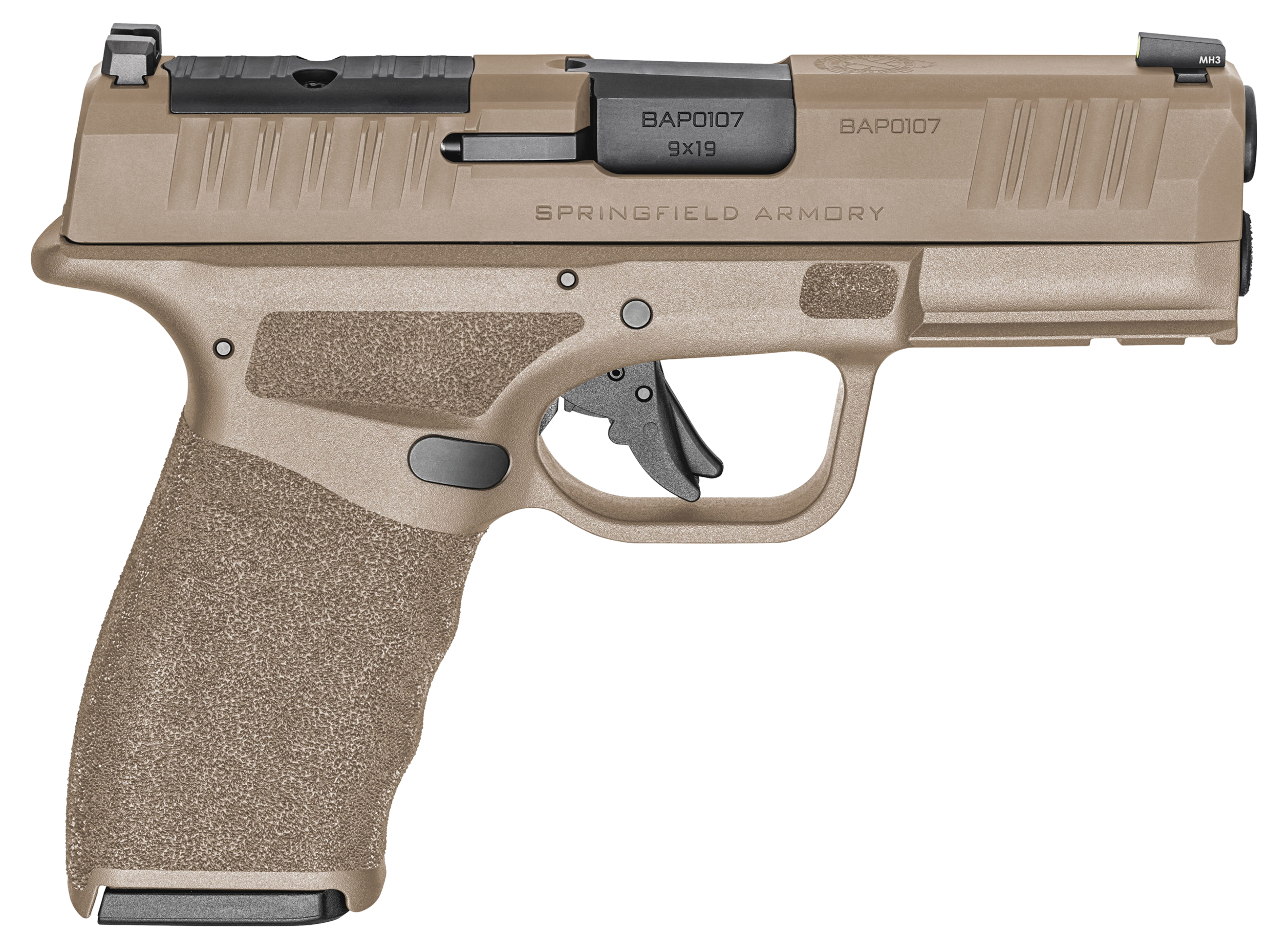 706397971113 Springfield Armory Hellcat, Spg Hcp9379fospctlc   9m Hellct Pro 3.7 Ct Fde 10r
