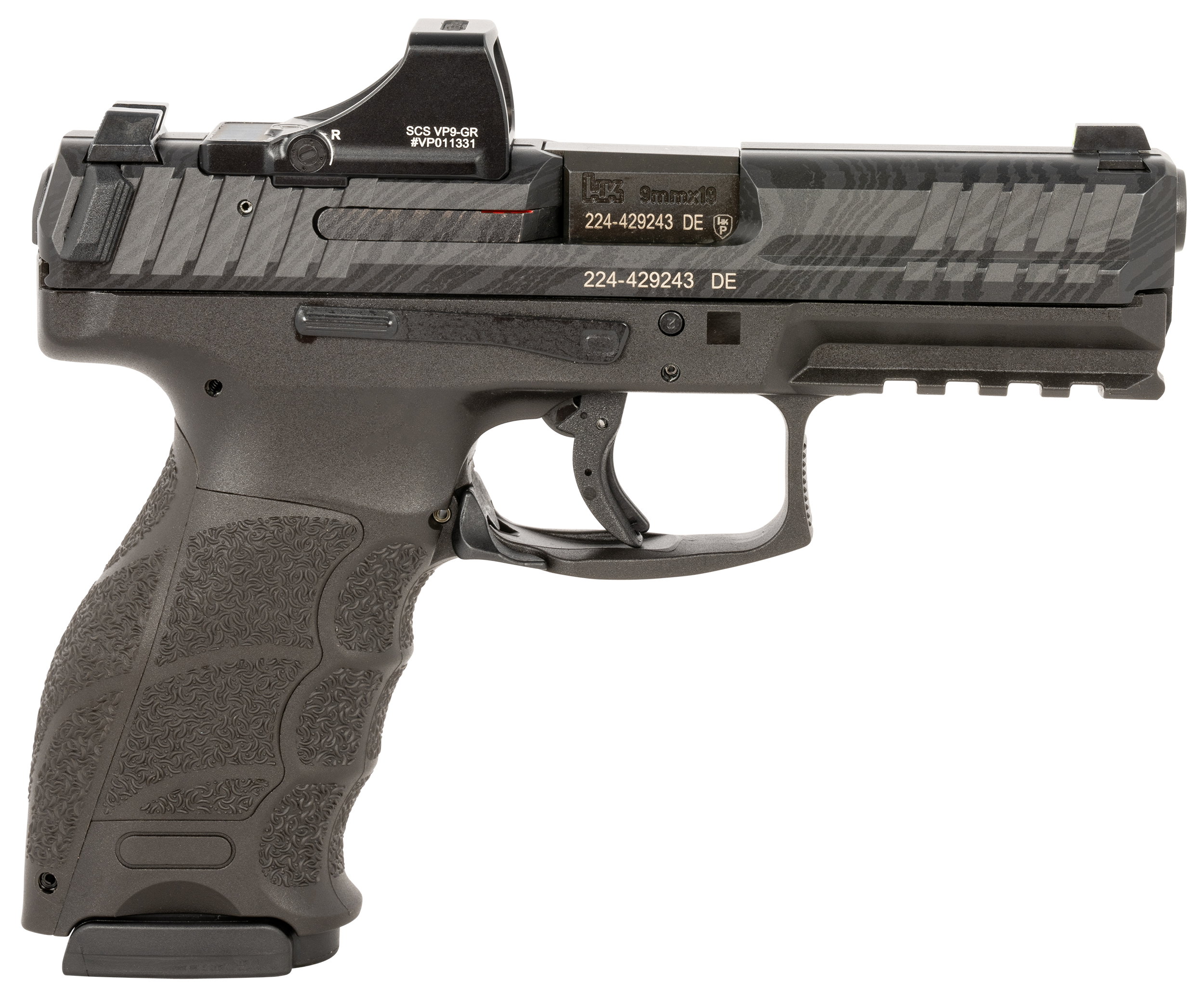 Hk Vp9, Hk 81000879 Vp9 Le Pi 9mm Hol Damsc Slde Ns 17/20r