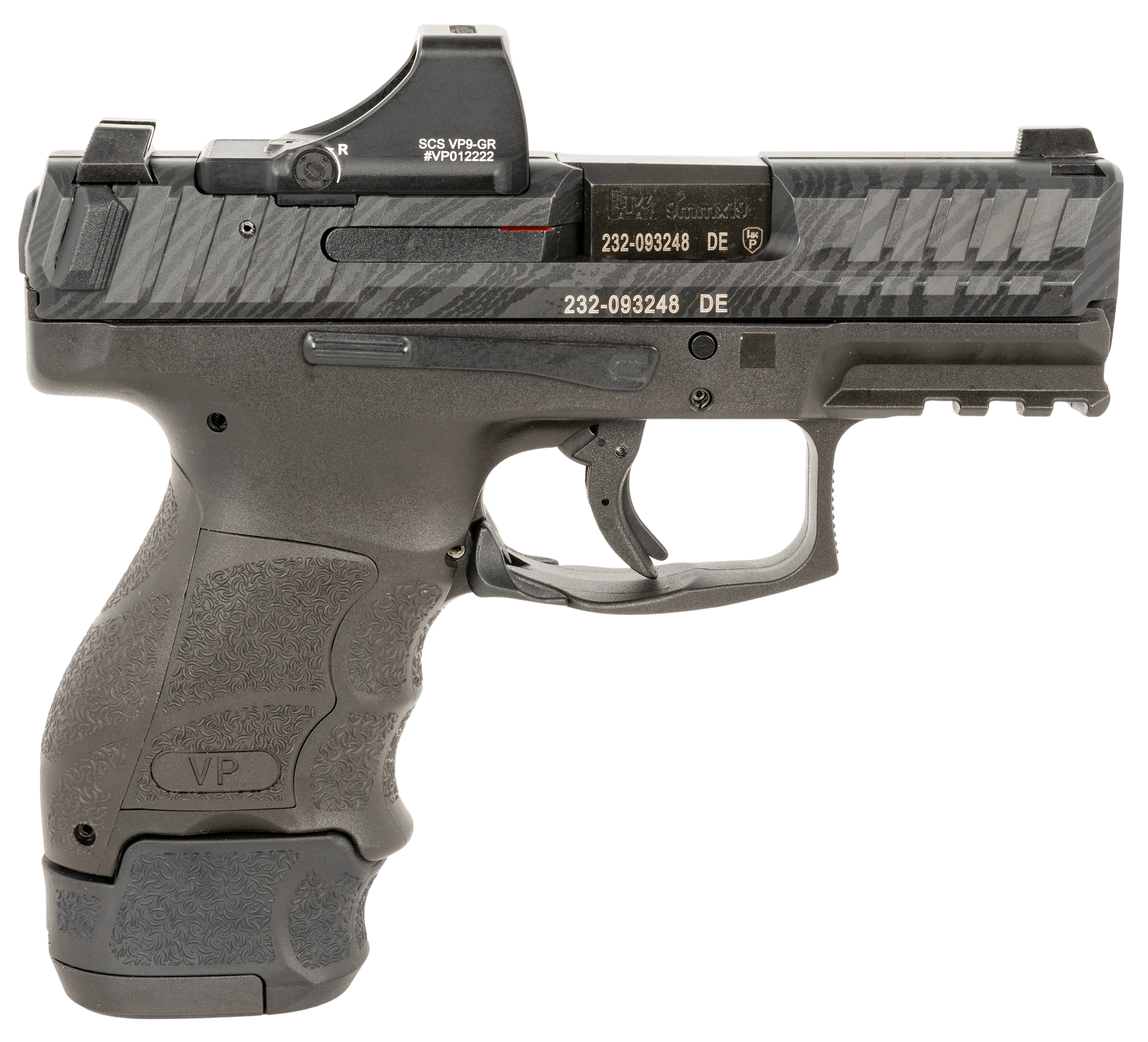 Hk Vp9sk, Hk 81000881 Vp9sk Pi 9mm Hol Damsc Slde 12/15/17r