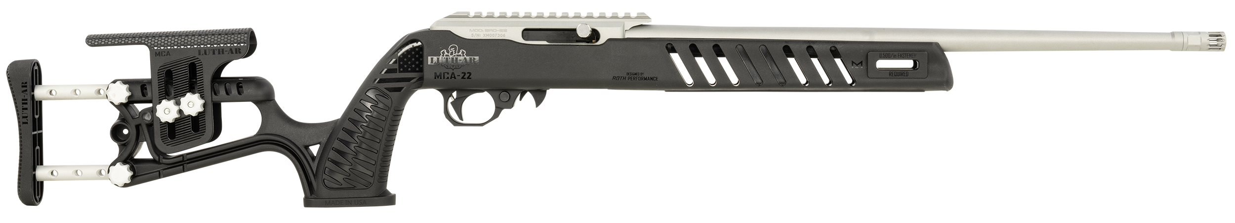 Black Rain Professional, Bro 23080701 Pro 22lr Blk Stk 18in