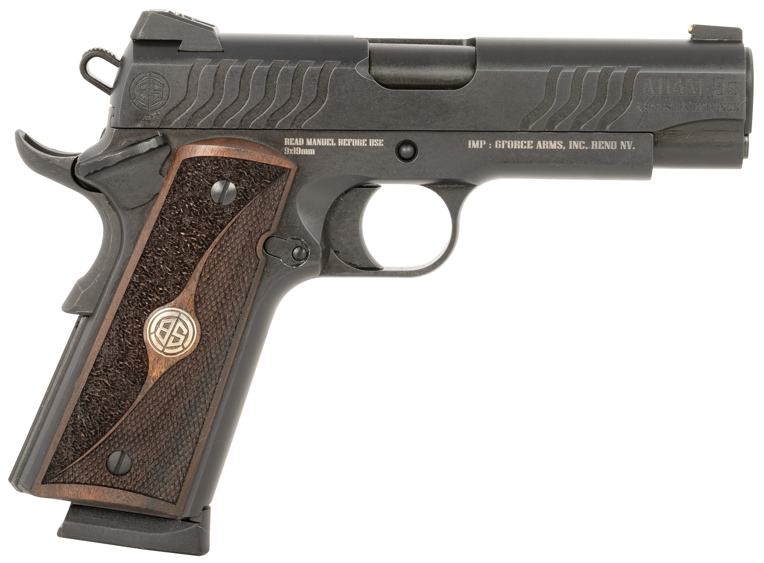 Gforce Arms Balistik Defense, Gforce Bs9s         Balistik Def Adam 9mm    4.4in
