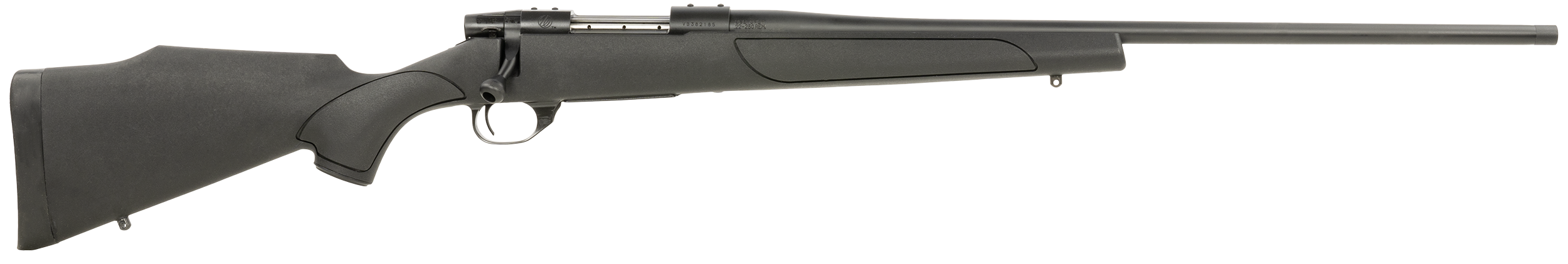 747115454365 Weatherby Vanguard, Wthby Vtx243nr2t Vgd Obsidian 243 Win 22tb