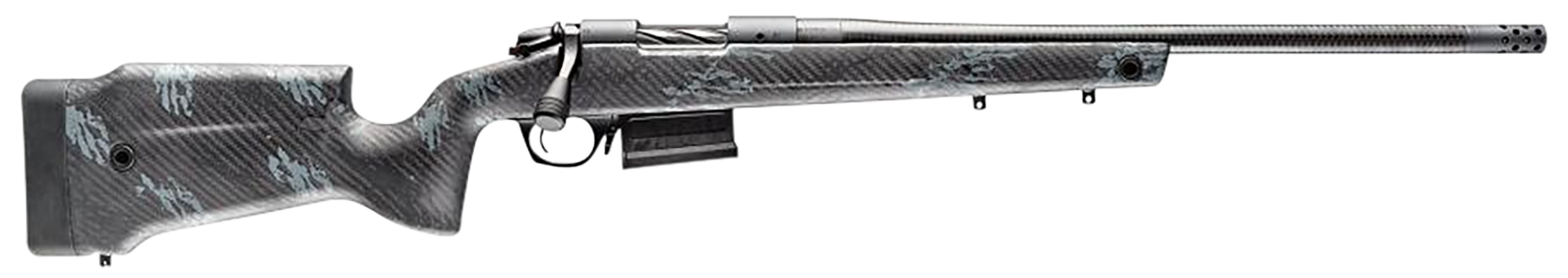 043125016723 Bergara Rifles B-14, Bergara B14sm759cf Crest Crb 6.5prc 20 3r Bk/gr
