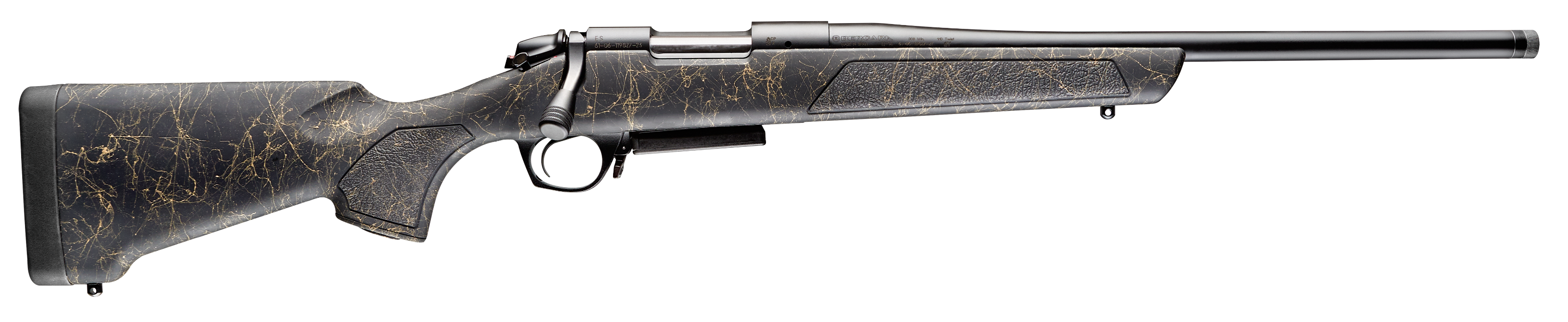 043125017461 Bergara Rifles B-14, Bergara B14s953 Stoke Cmp 223 16.5 6r Bk/gr