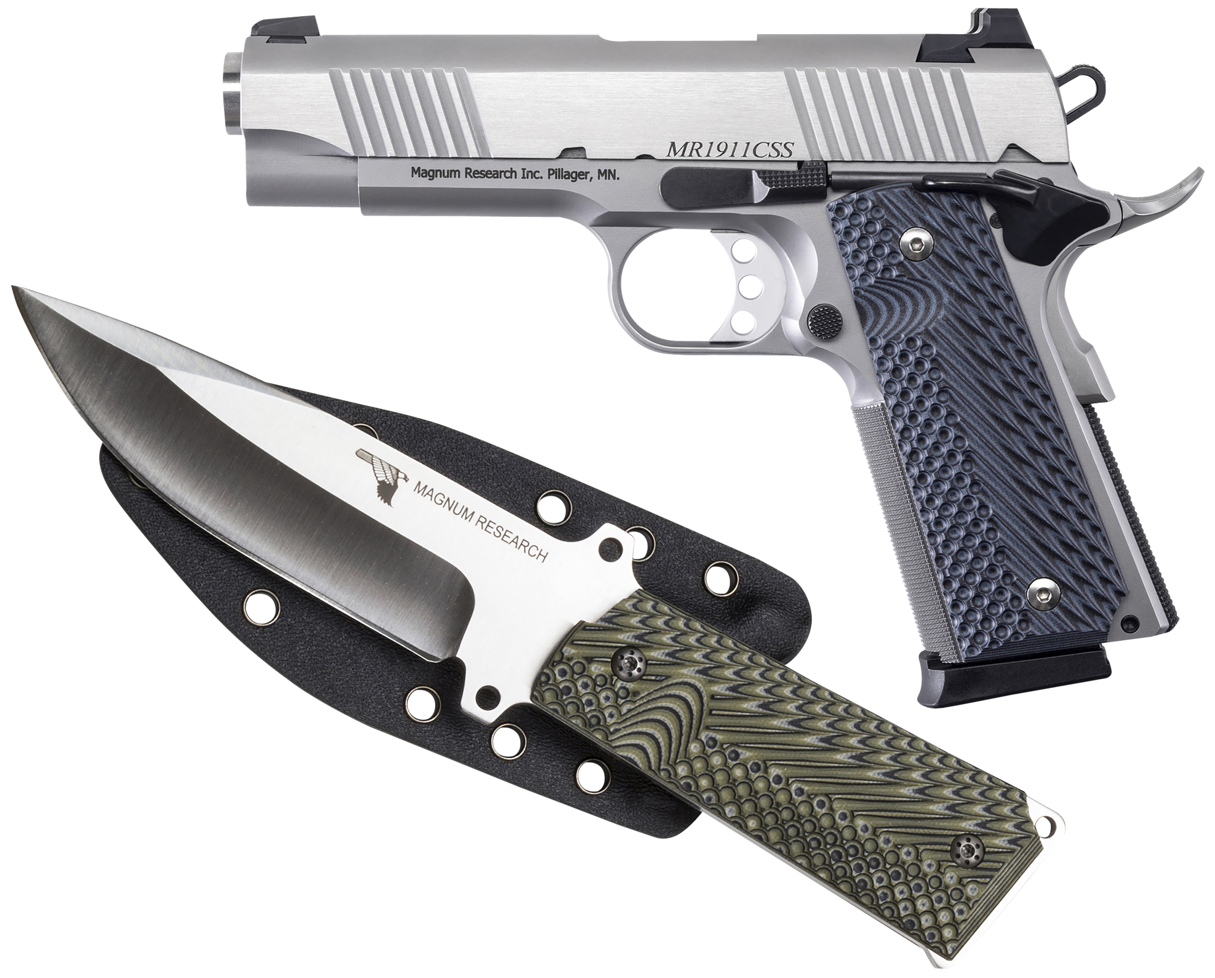 761226090625 Magnum Research 1911c, Mag De1911c9ssk 1911 9mm C 4.33 W/knf Ss/blk