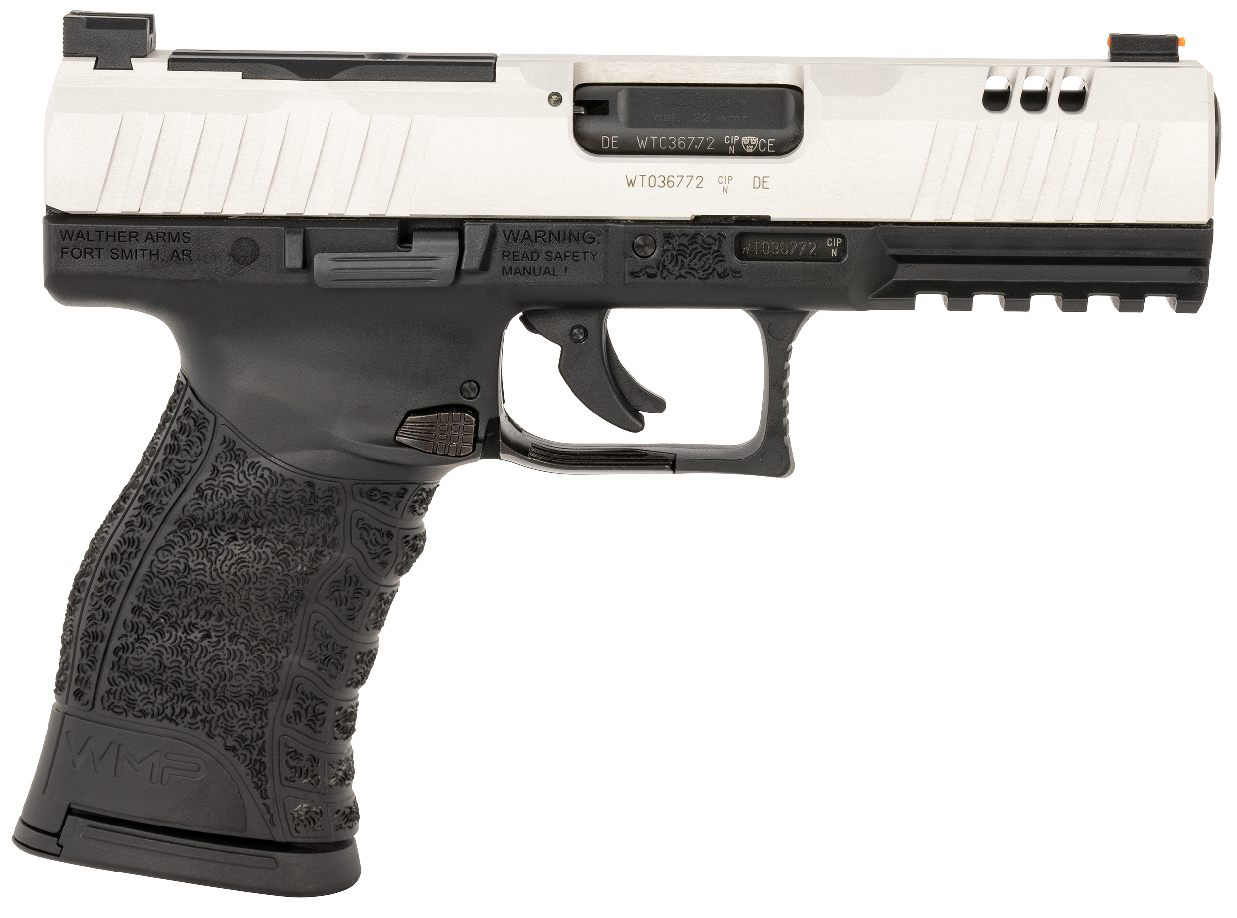 723364232787 Walther Arms Wmp, Wal 5220306 Wmp 22m 4.3 Slvr 15rd