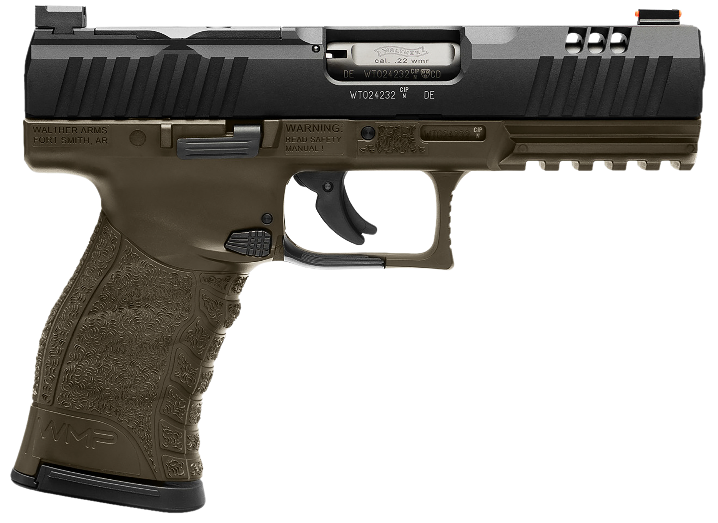 723364232800 Walther Arms Wmp, Wal 5220307 Wmp 22m 4.3 Mltry 15rd
