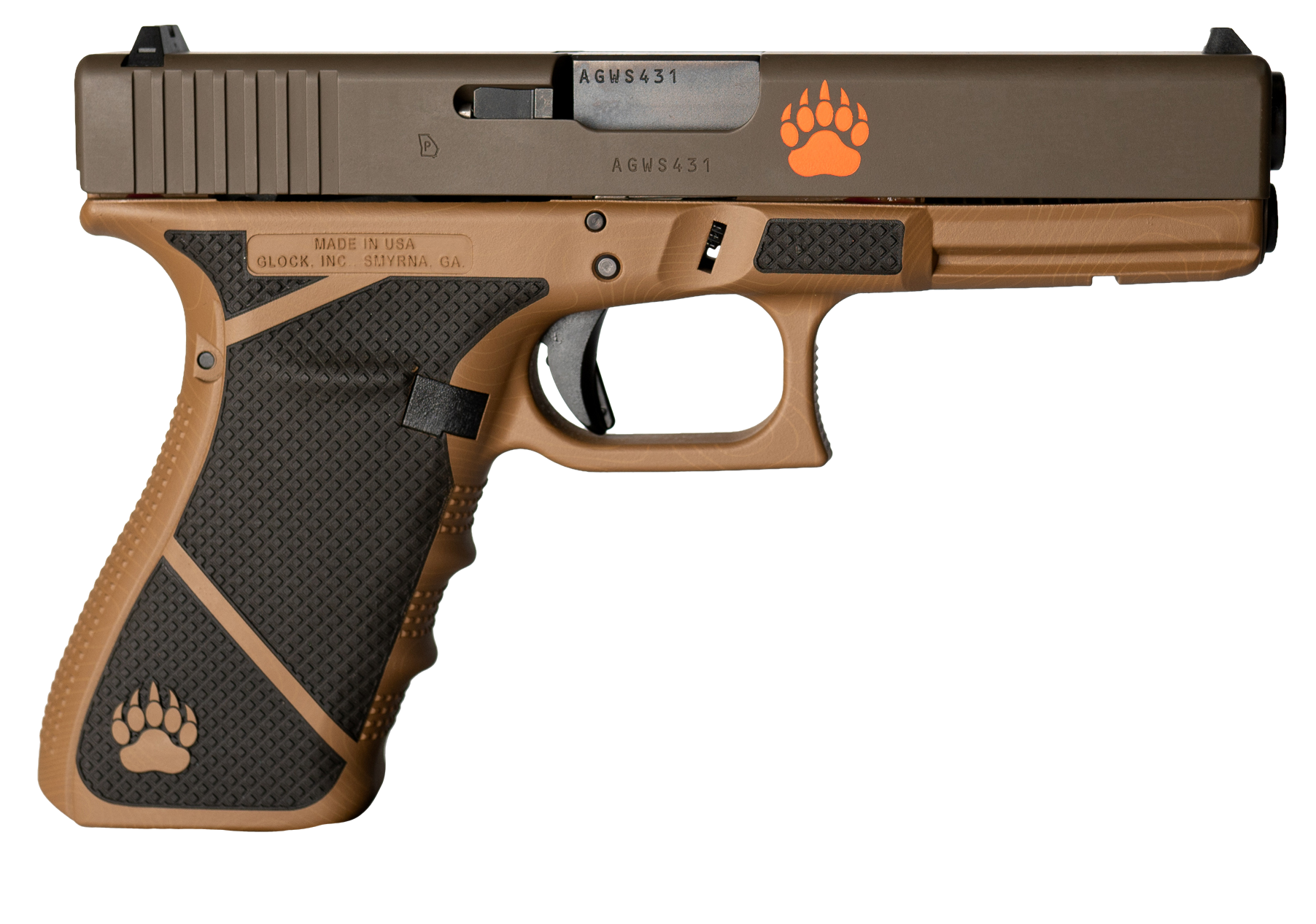 617695829351 Weapon Works G20, Glock Ug2050203-228094 G20 10m G4 Fs 15r Grizzly