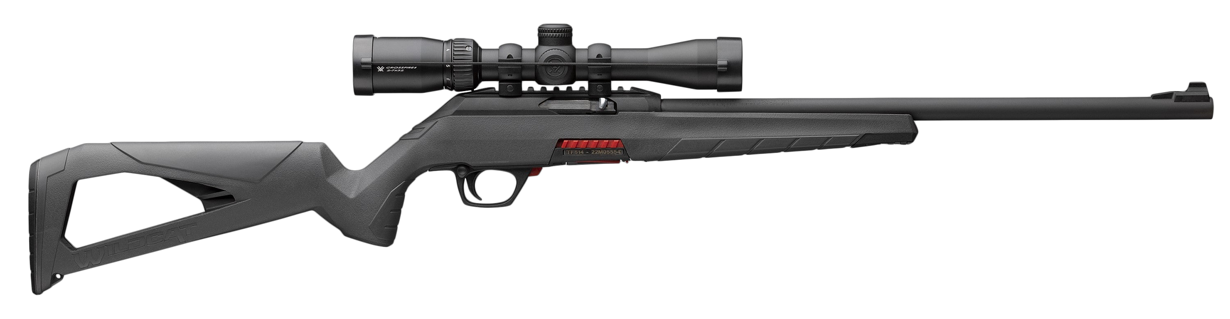 048702027116 Winchester Guns Wildcat, Wgun 521155102 Wildcat Scp Cmb S 22lr 18       Gry