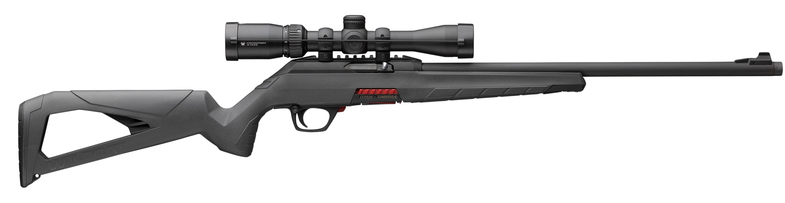 048702027123 Winchester Guns Wildcat, Wgun 521156102 Wildcat Sr Scp Cmb S 22lr 16.5  Gry