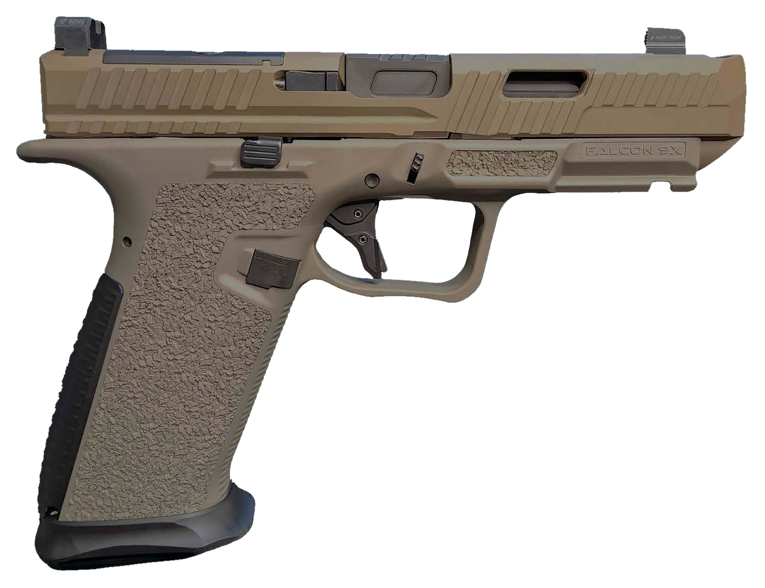 Live Free Armory Falcon, Lfa  Lf9c92022   Falcon 9xc    9mm    4  Comp Fde