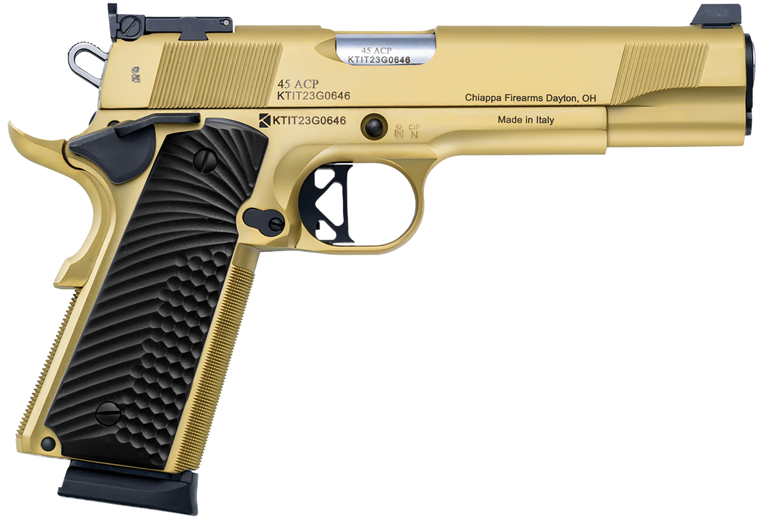 Charles Daly Chiappa 1911, Daly 440.182 Empire 45 5 8r Gld