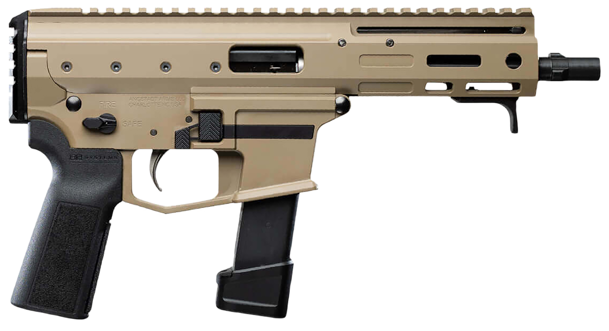 Angstadt Arms Mdp-9, Angstadt Aamdp29pf6 Mdp-9 Gen2 Pst 9mm 6" 27r Fde