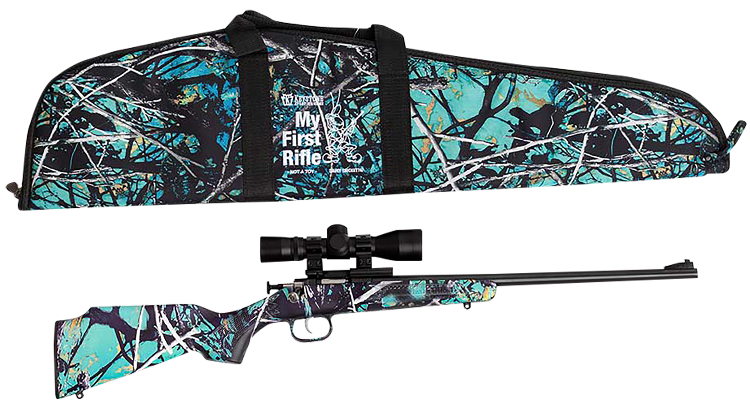 Crickett My First Rifle, Crick Ksa2172bsc 22lr Complt Pkg           Serenty