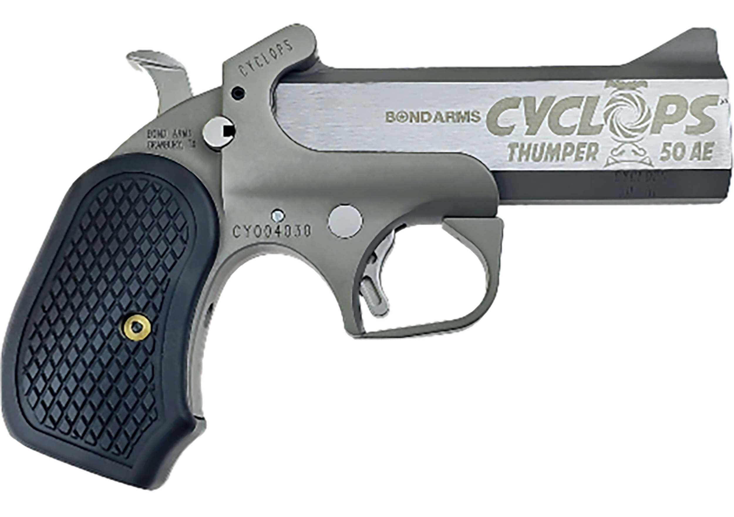 855959007590 Bond Arms Cyclops, Bond Bacy-50 Cyclops Thumper 50ae 4.25" 1r Stst