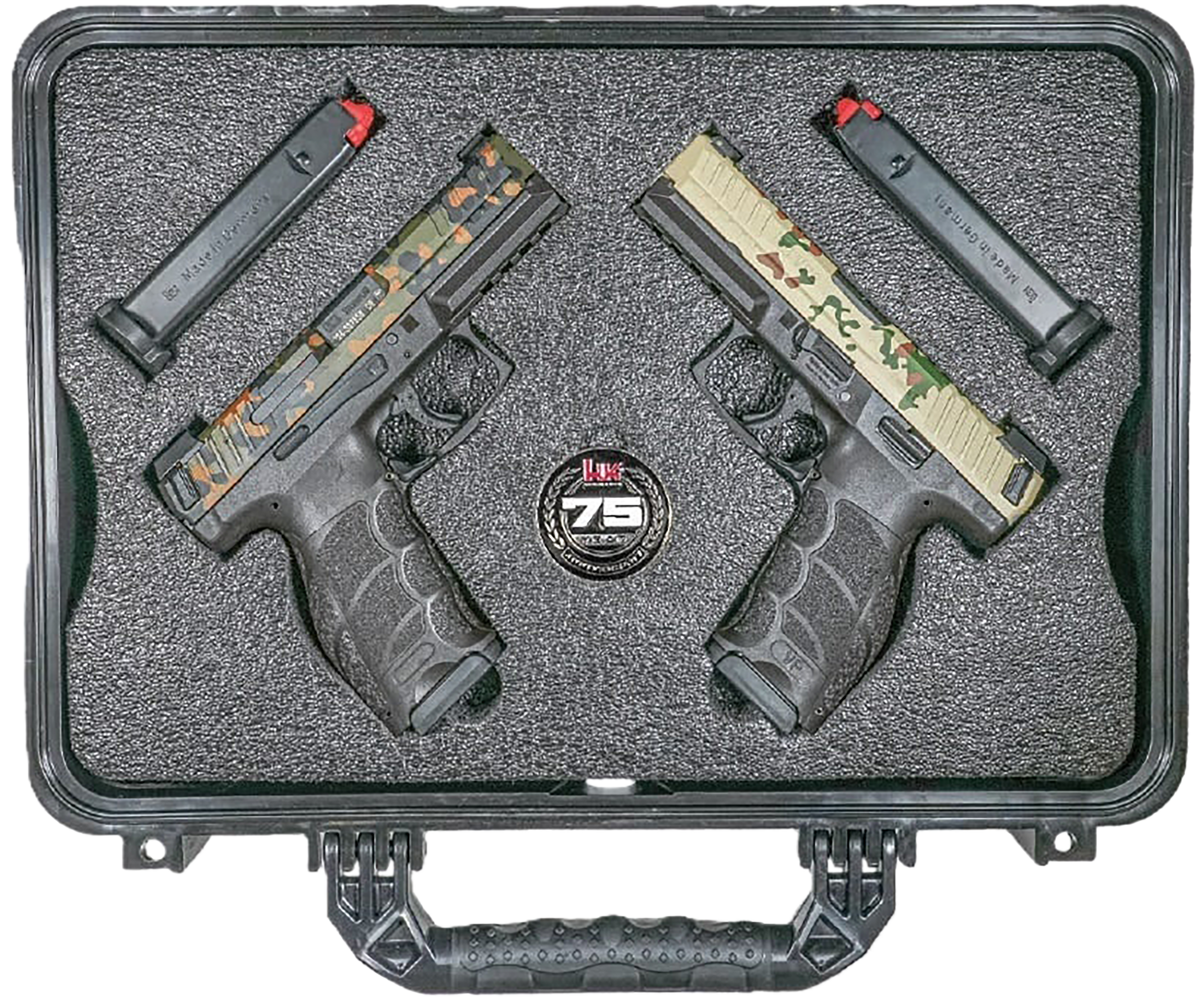 Hk Vp9, Hk 91000017 Vp9 9mm 4x10r Fleck+trop 75th (1of2)