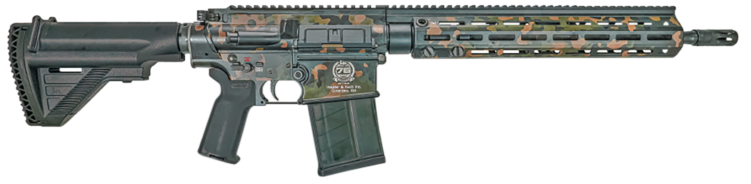 Hk Mr762a1, Hk 81001005 Mr762a1 762   4x20rd   Flecktarn 75th