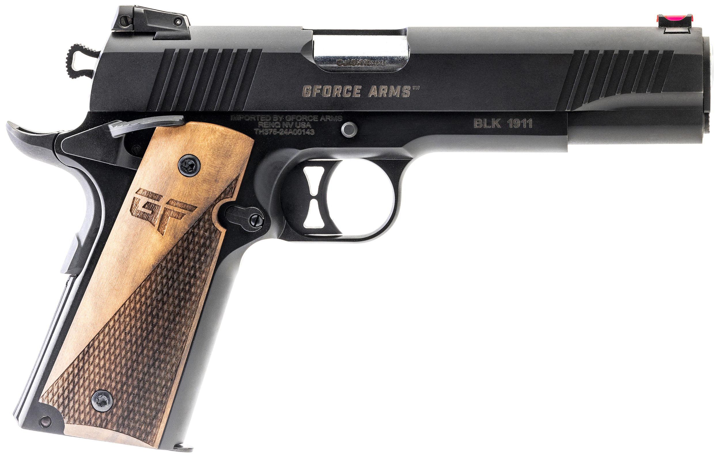Gforce Arms Chronicle, Gforce Gf199bw      Chronicle 1911 9mm 4.4in   9+1