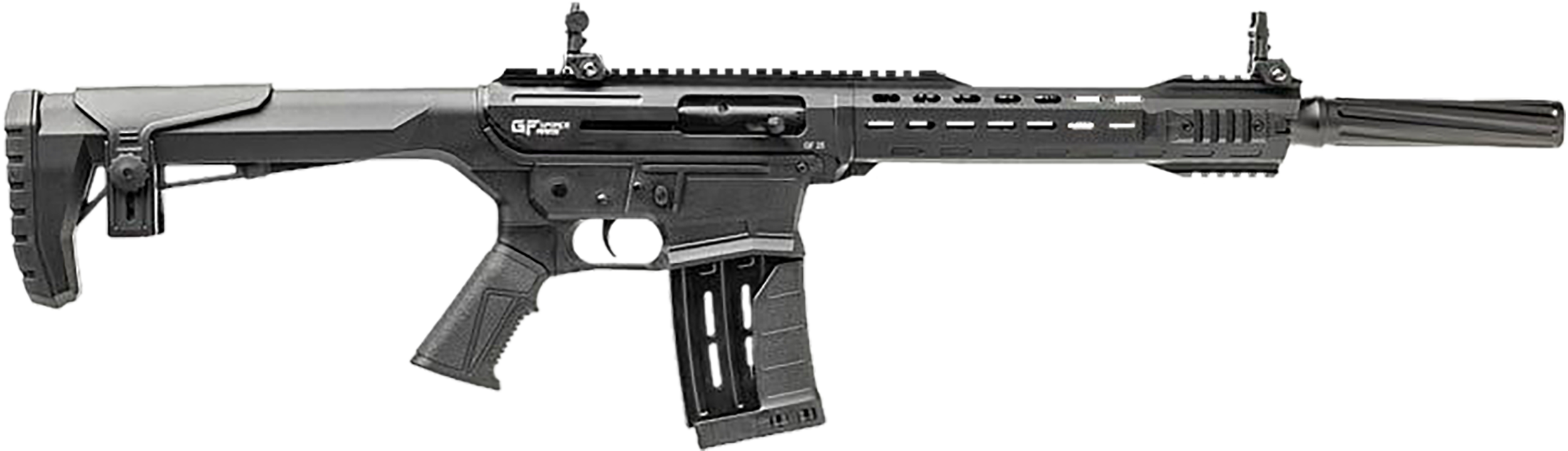 643477862872 Gforce Arms Gf25, Gforce Gf251220 Gf25 12g 18.5" 5r Blk