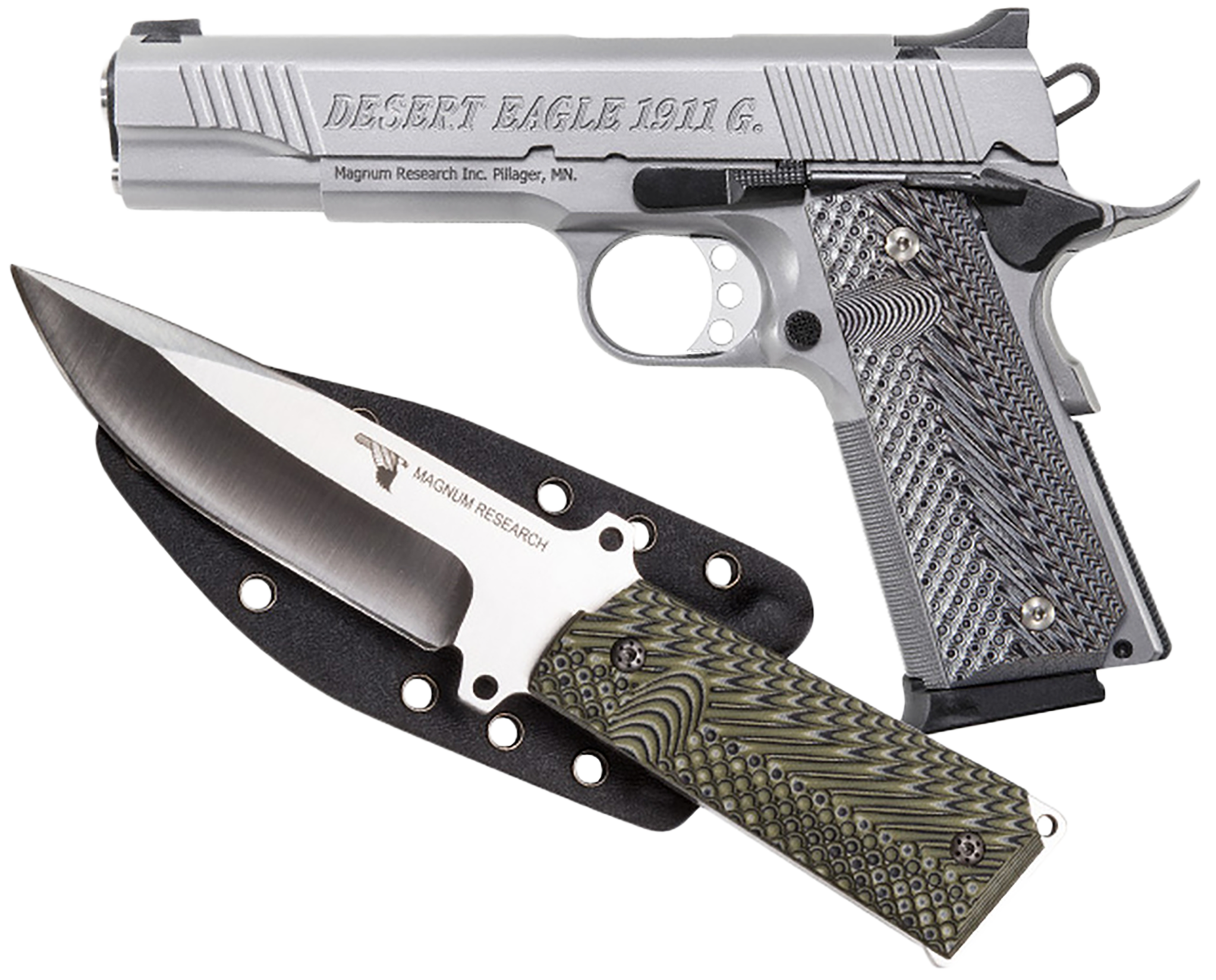 761226088691 Magnum Research Desert Eagle 1911, Mag De1911gss-k 1911 45 W/knife 5 8r Ss